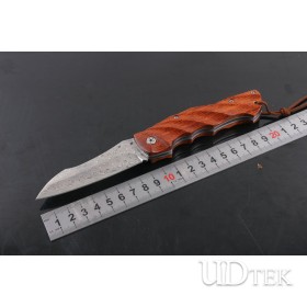 Phoenix 100% imported Sweden powder Damascus folding knife UD404976